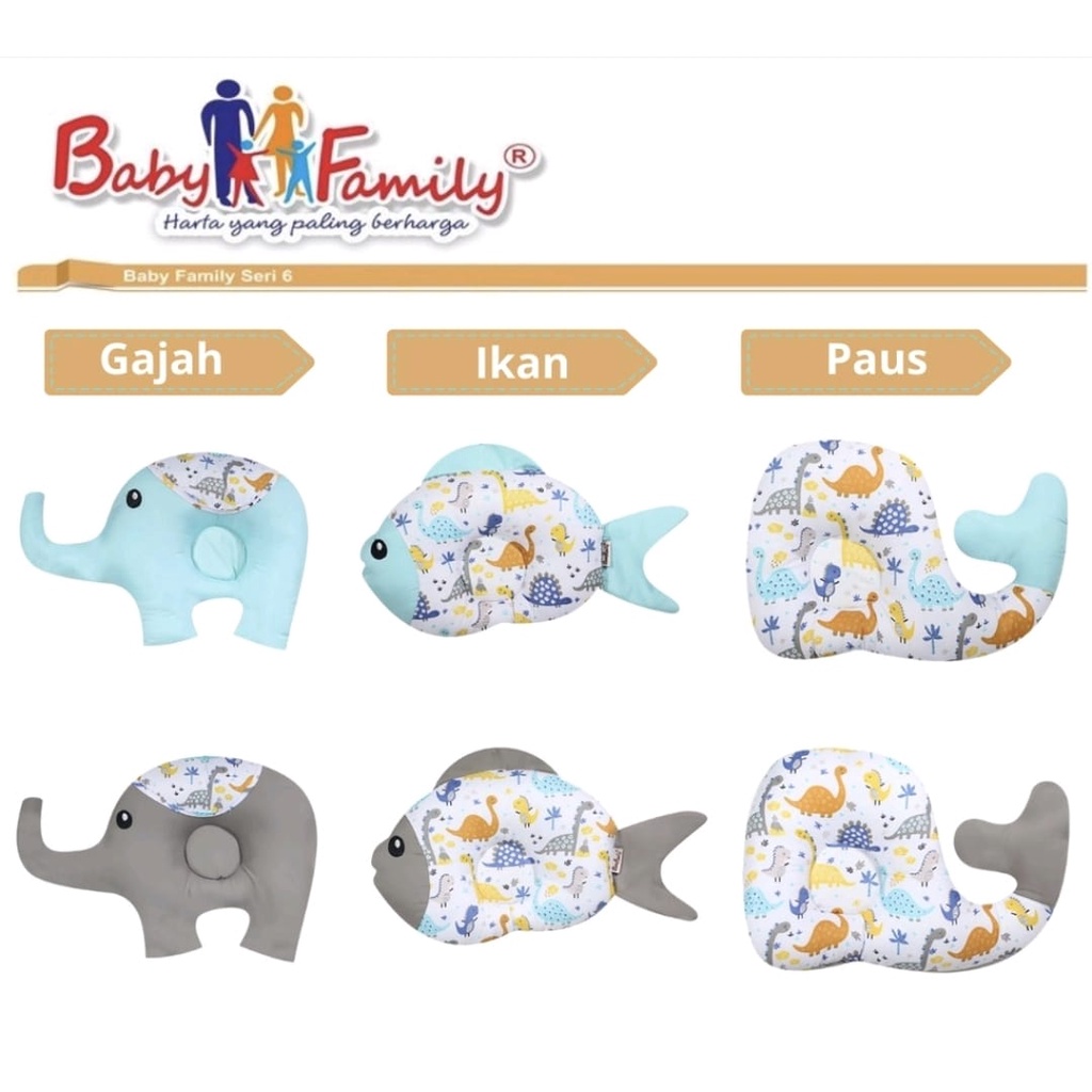 Bantal Peyang Karakter Baby Family Baby Scots Baby Family