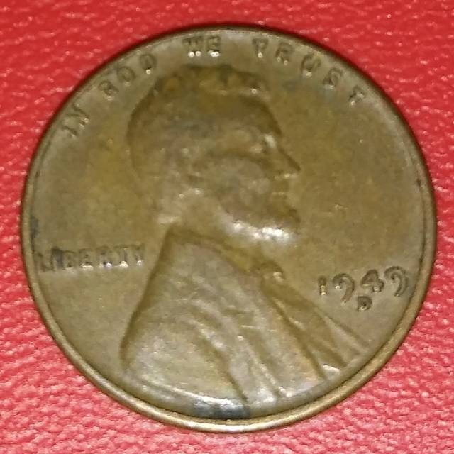 1949 D Koin one cent lincoln Amerika