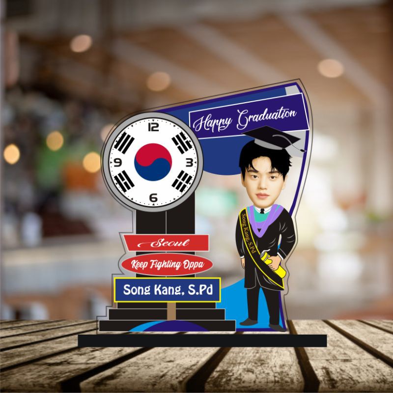 TERLARIS Kado Wisuda | Plakat wisuda | Plakat Akrilik | Hadiah Wisuda | Hadiah Unik | Souvenir