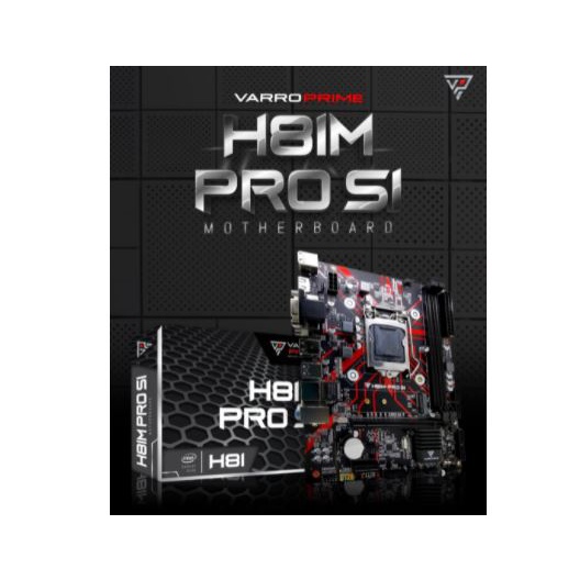 Motherboard varro prime H81m pro s1 h81 intel b85 gen 4 5 lga 1150 ddr3 sata 3.0 m2 nvme gigabit lan micro-atx