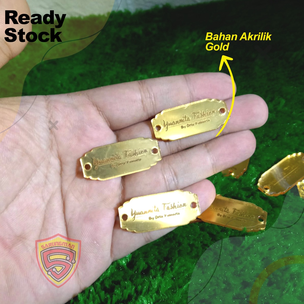 

Label Hijab Acrylic / Label Akrilik / Label Brand Akrilik