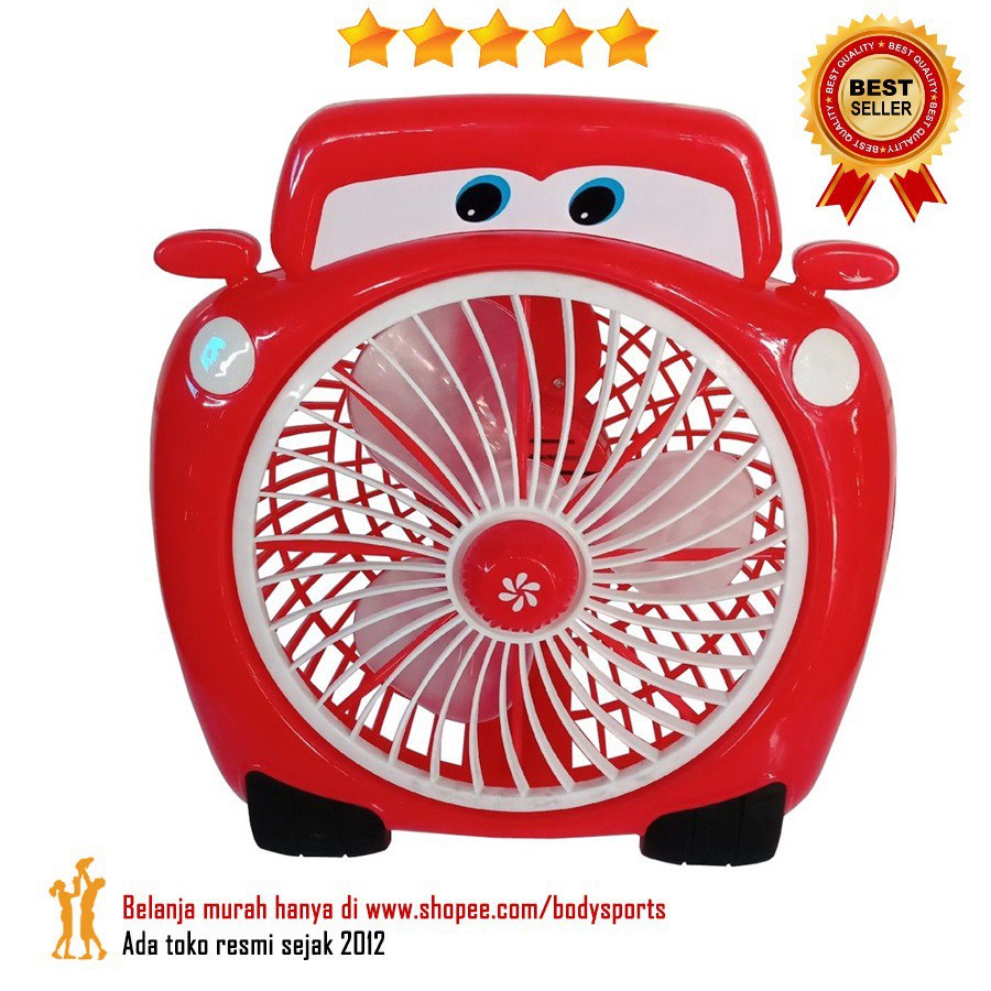 BIG KIPAS CARS Hello Kitty DORAEMON KIPAS ANGIN KARAKTER BERDIRI Kartun BESAR 25 CM