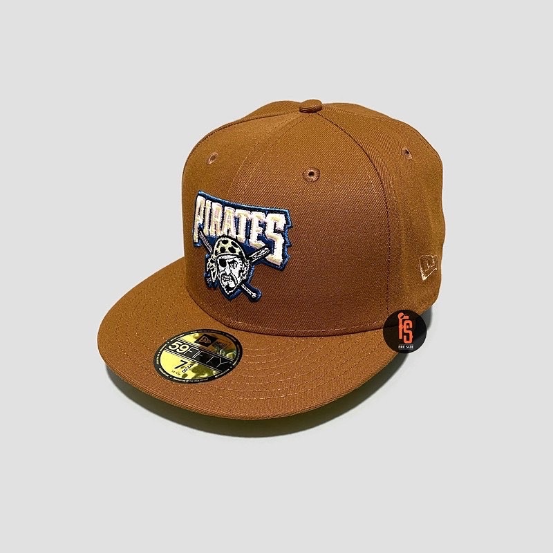 TOPI NEW ERA ORIGINAL 5950 TR STADIUM PITTSBURGH PIRATES PEANUT UV SOFT YELLOW