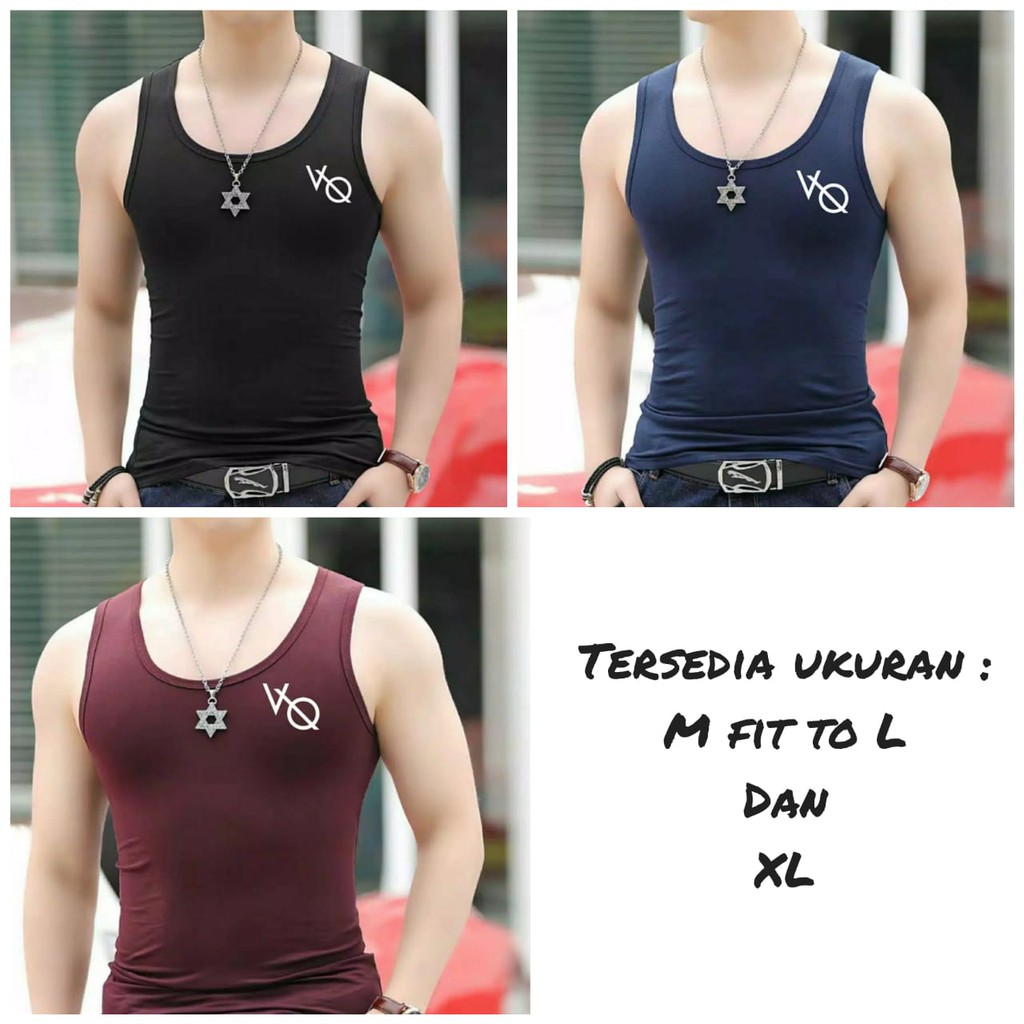 Bayar di tempat / Singlet VO - ALIPIO Fashion / model baru / terlaris / terkeren