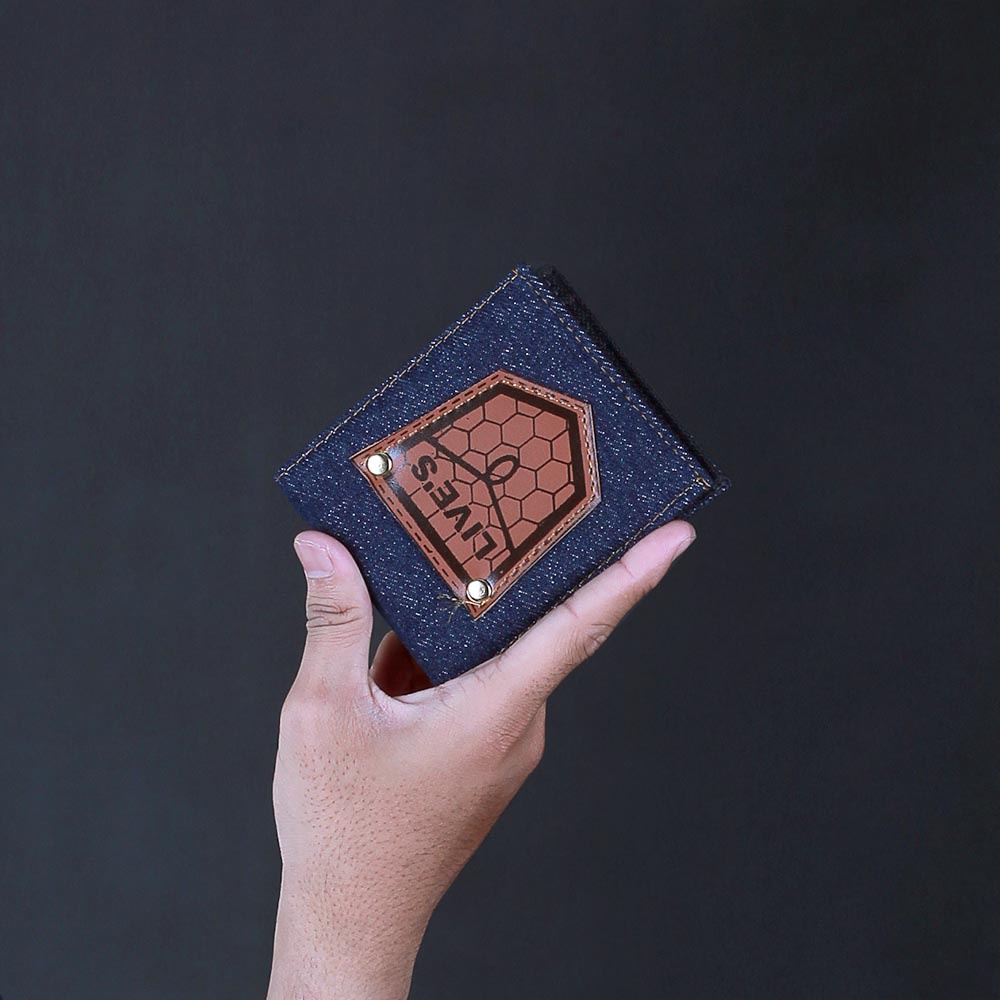 DOMPET LEVIS COWOK KASUAL WARNA BIRU ORIGINAL KEKINIAN TERBARU 208