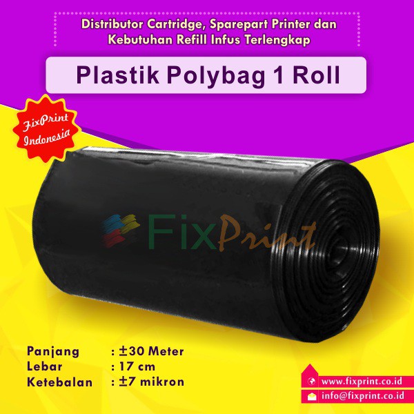 

Plastik Polybag / Plastik Packing 1 Roll Murah FPJNew2752