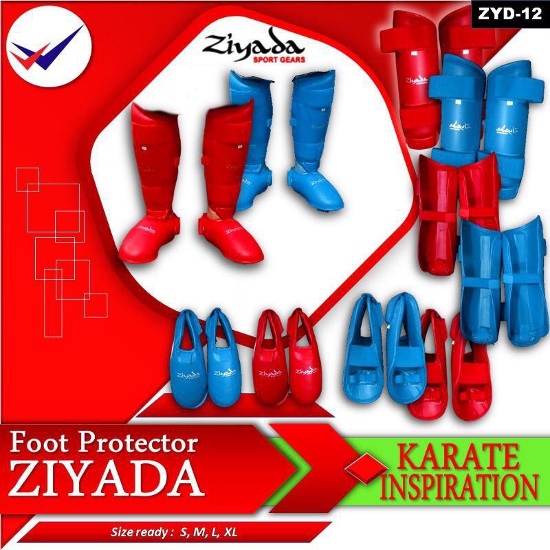 (ZYD) Foot Protector Karate Dekker pelindung kaki ziyada