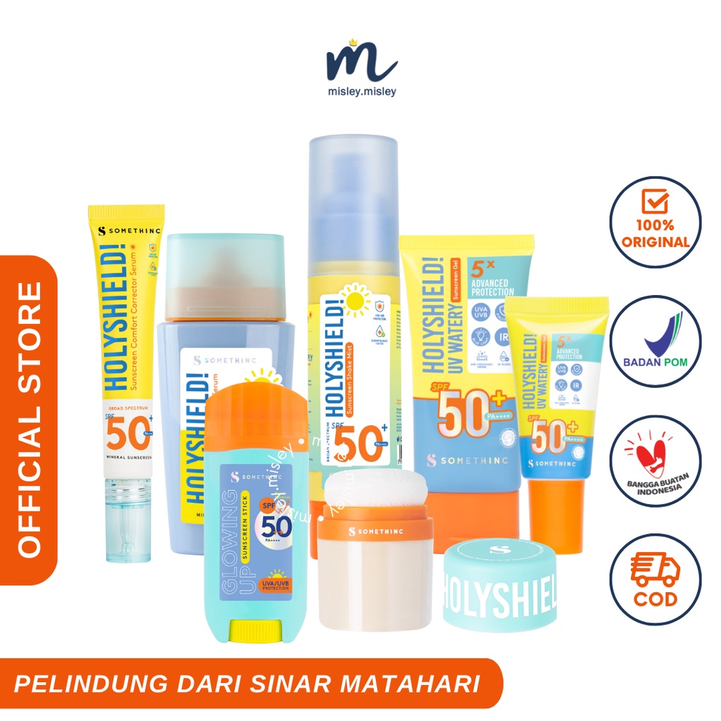 MISLEY - SOMETHINC Sunscreen Original (Physical Glowing Up Sun Stick / Comfort Corrector Serum / Sha