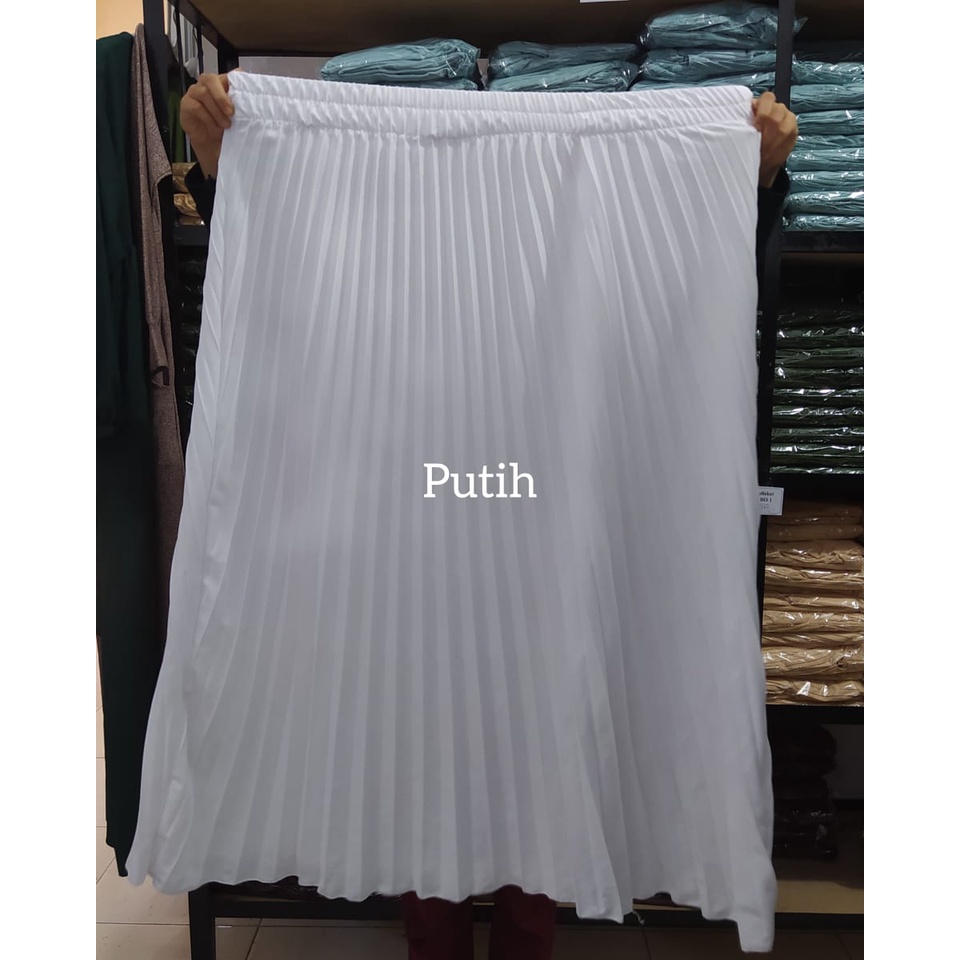 Panjang 100 cm!!! Rok plisket xxl premium quality