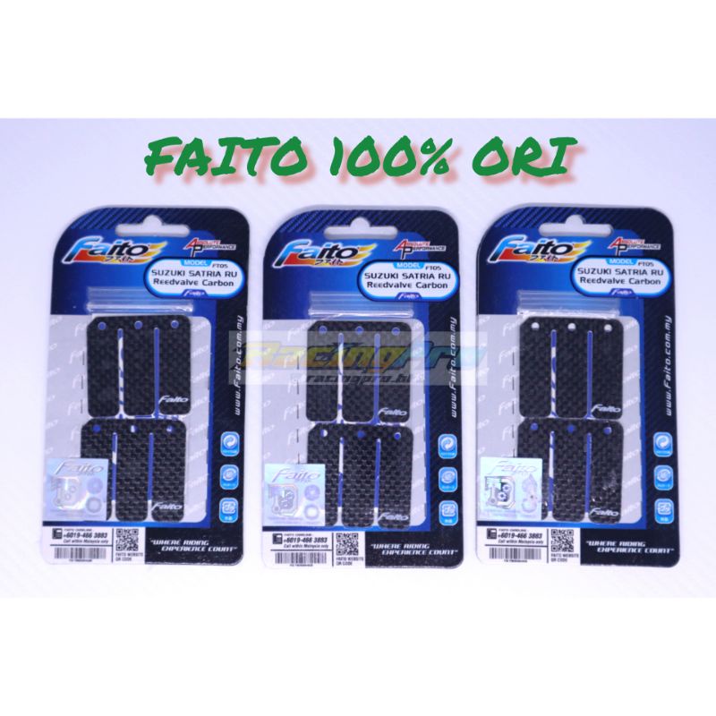 REEDVALVE LIDAH MEMBRAN CARBON FAITO SATRIA 2 TAK CARBON