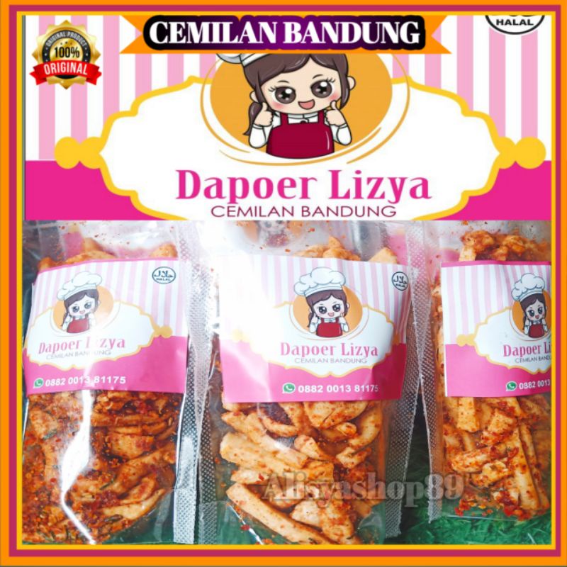

Basreng Basah Cemilan pedas Enak keripik Basreng pesan 15 bungkus Gratis 2 bungkus Basreng pedas