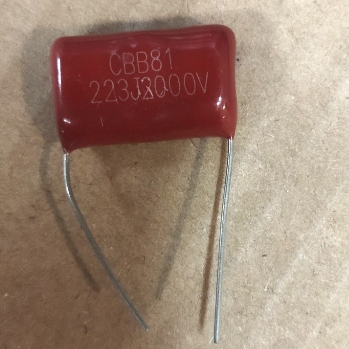 CAPASITOR MILAR 223 J 2000V KAPASITOR MYLAR 223J 2KV 20 NANO 2000 V