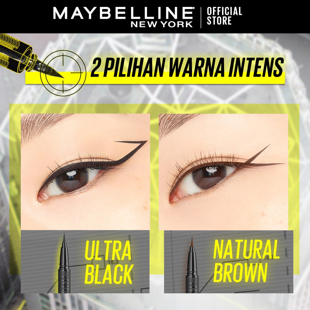 MAYBELLINE hypershap Eyeliner  / extreme waterproof eyeliner