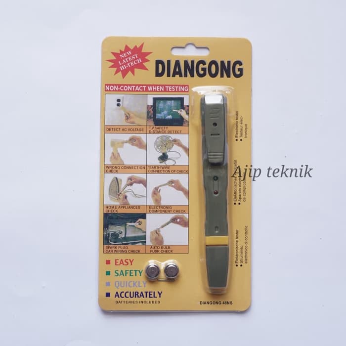 Tespen Bunyi DIANGONG plus baterai 2pcs termurah