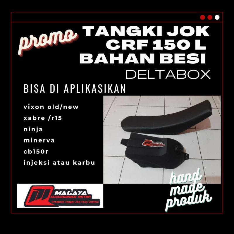 tangki  jok crf 150 L pnp  vixion cb150r ninja injeksi atau karbu