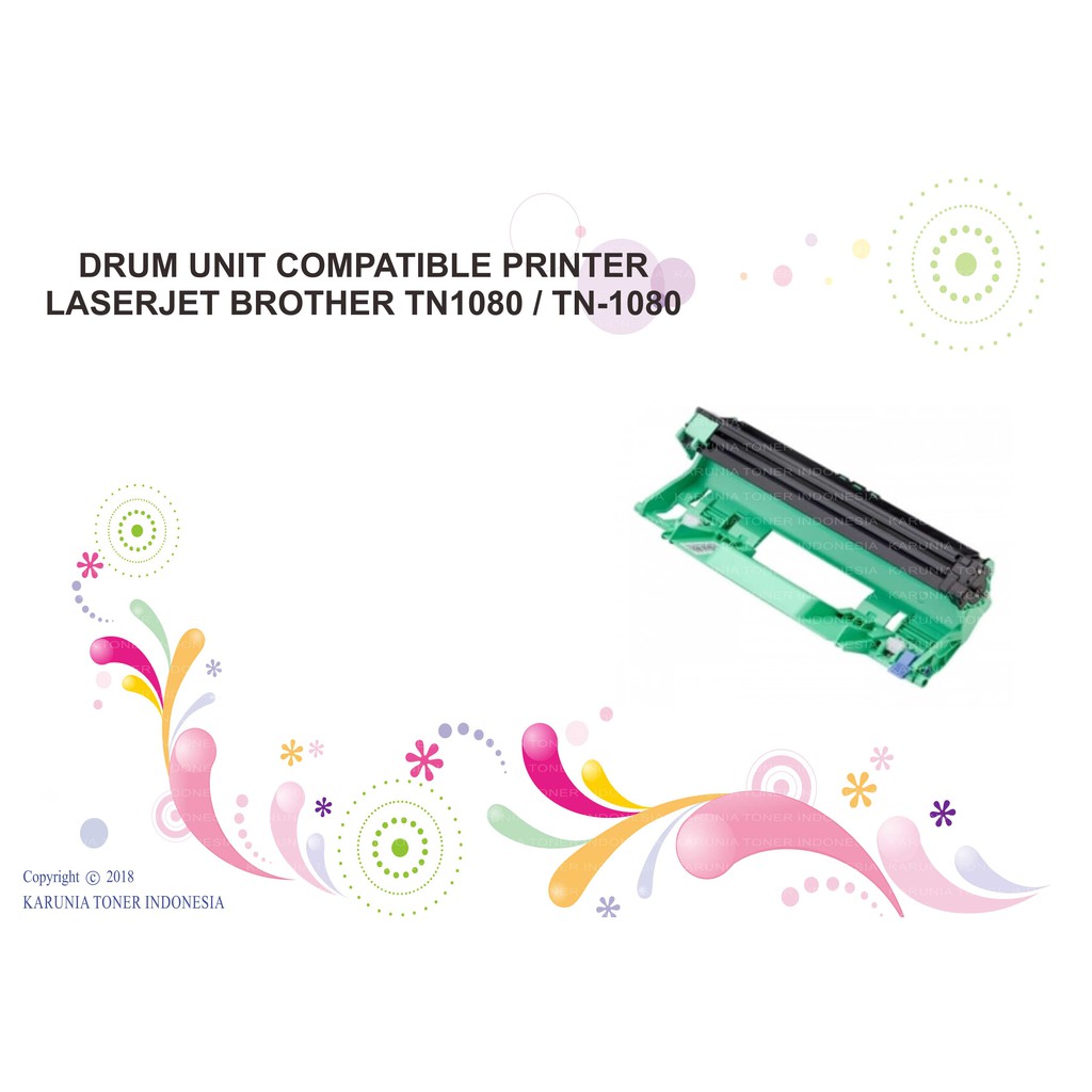 DRUM UNIT COMPATIBLE PRINTER LASERJET BROTHER TN1080 / TN-1080