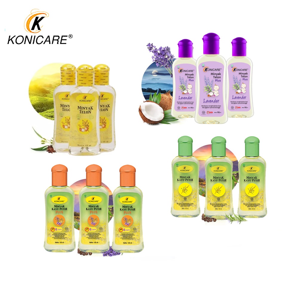 KONICARE MURAH MINYAK TELON / KAYU PUTIH  / PLUS / BEDAK / HAIR LOTION / BABY BATH 2IN1 BAYI ANAK KONI CARE