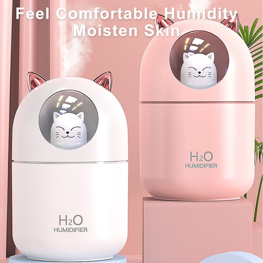 Humidifier Pelembab Udara Aromatherapy Oil Diffuser Cute 300ml - A205