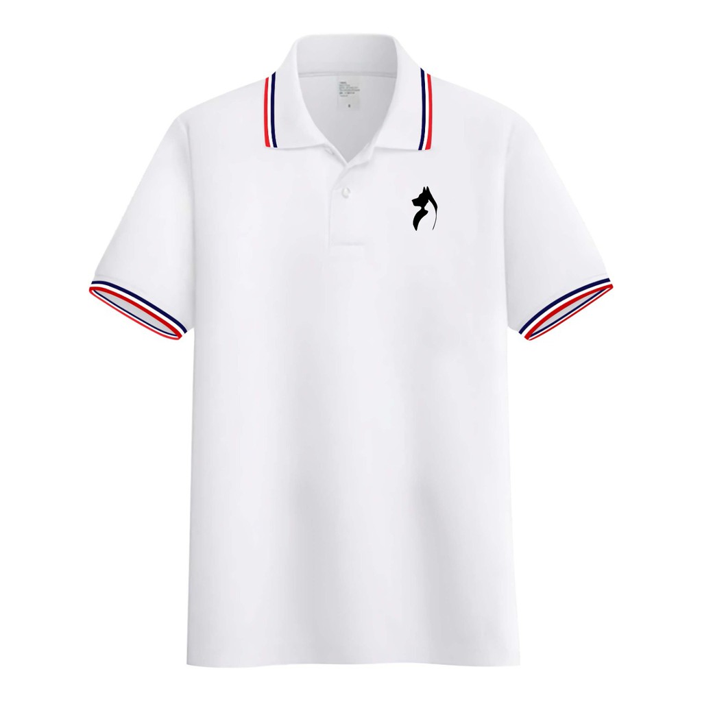 Kaos Pria Kerah List Logo / Kaos Kerah List Pria Wanita Dewasa / Kaos Polo Shirt Pria List Lengan Pendek / Kaos Polos Kerah List