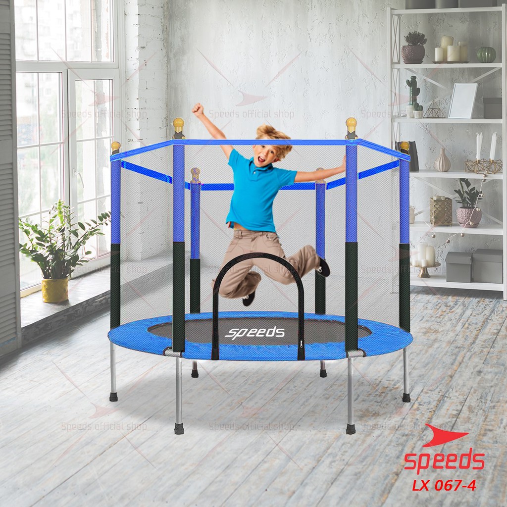 SPEEDS Trampoline Trampolin Speeds 55&quot; 140cm Lompat Trampolin Jump Matras Fitness 067-4