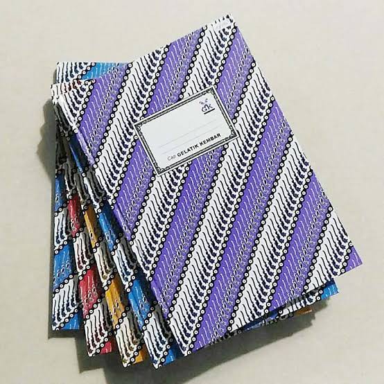 

Buku Batik Cap Gelatik Bergaris isi 100 Lembar