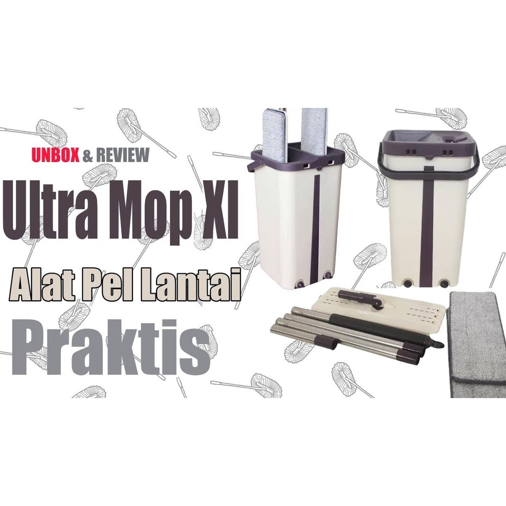 Alat Pel Ultra Mop Briny / Alat Pel Praktis / Warna Random