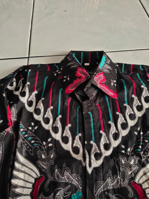 Size M L Xl Xxl Xxxl Bswart Batik Hrb026 Kenongo Hem Pendek Padi Pekalongan M L Xl Batik