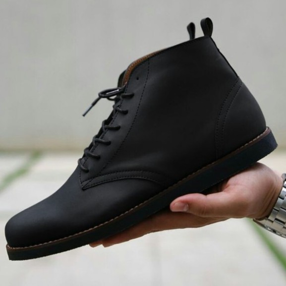 ELEANOR BLACK |ManNeedMe x FSTP| Sepatu Pantofel Pria Boots Formal ORI