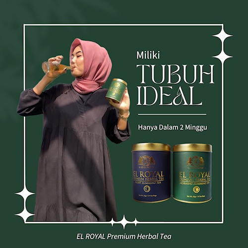 

El royal Premium Tea Teh Pelangsing siang & malam (1 paket) El Royal Premium Herbal Tea - Teh Herbal Untuk Kesehatan Melancarkan Pencernaan