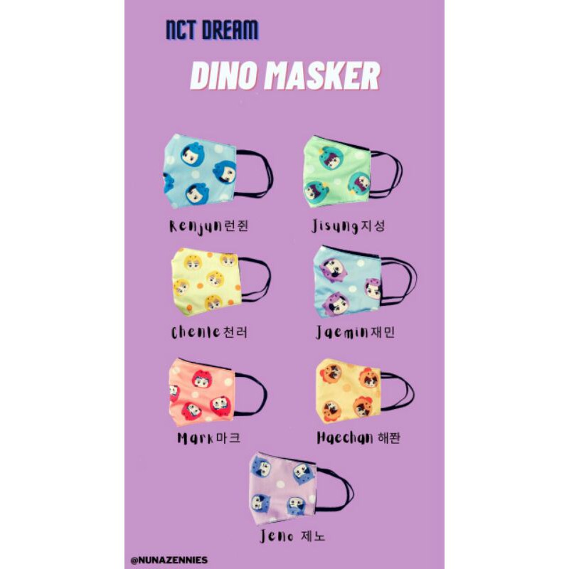 MASKER NCT DREAM DINO ABC