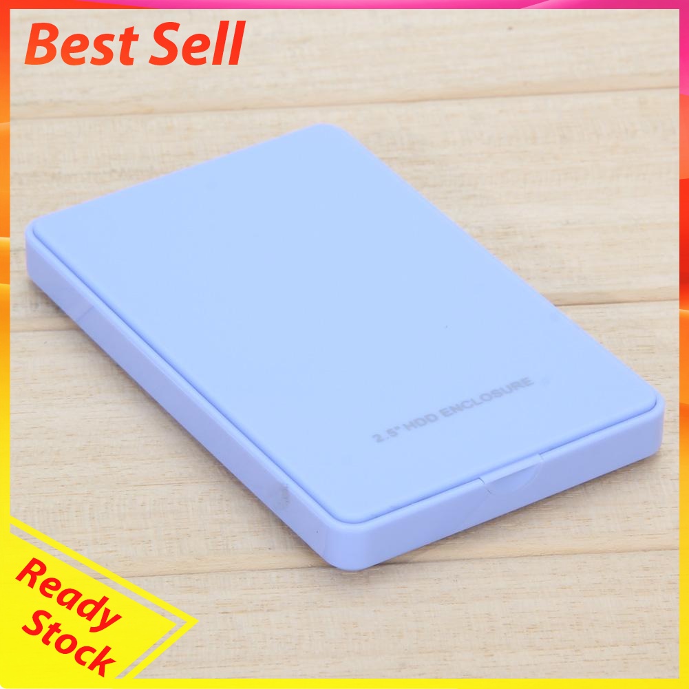 2.5in USB 2.0 SATA Hd Box HDD Hard Drive External Enclosure Case