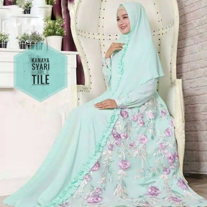 Big Sale Gamis Pesta Syari Kanaya Bubletile