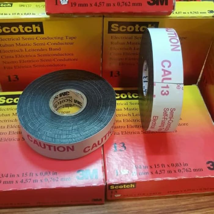 

Rubber 3M Scotch 13 Electrical Tape 13 Isolasi 13
