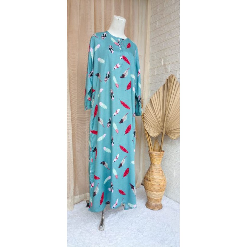 Daster Kekinian Panjang Semata Kaki daster panjang busui daster rayon daster rayon busui