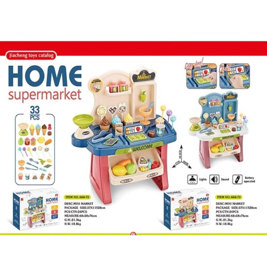 mwn.toys MAINAN ANAK SUPERMARKET KASIR PLAY SET