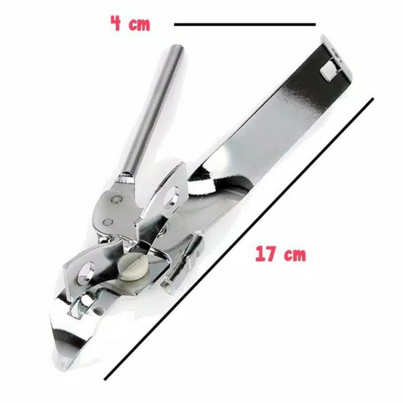 ~ PIYOSHI08 ~ Alat Pembuka Kaleng Bahan Stainless Steel Bukaan Tutup Botol Can Opener Stainless PD120