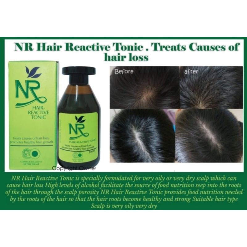 NR hair tonic &amp; NR reactive tonic 200 ml