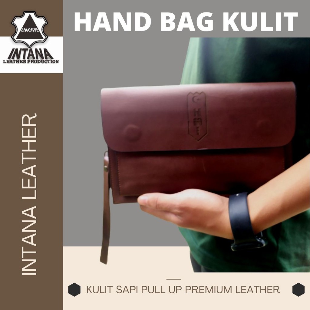 HAND BAG KULIT PRIA WANITA CLUTCH PRIA WANITA POUCH KULIT PRIA WANITA KULIT ASLI GARUT