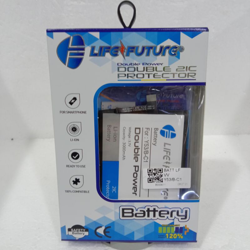 BATRE DOUBLE POWER LIFE FUTURE VIVO Y53 / B-C1