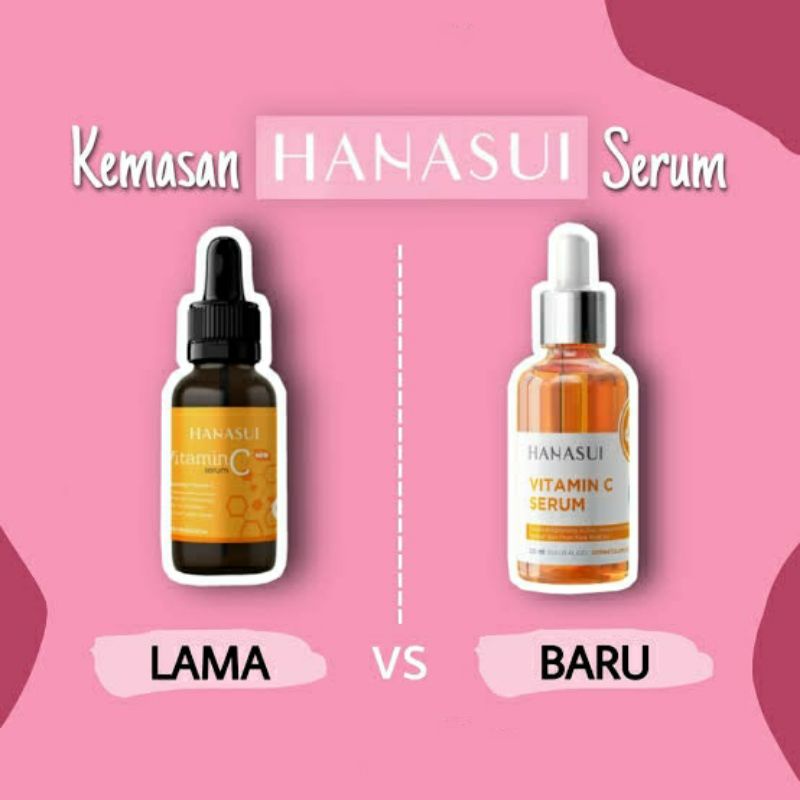 SERUM VITAMIN C HANASUI BPOM ORIGINAL BOX ORANGE BY JAYA MANDIRI - SERUM VIT C HANASUI