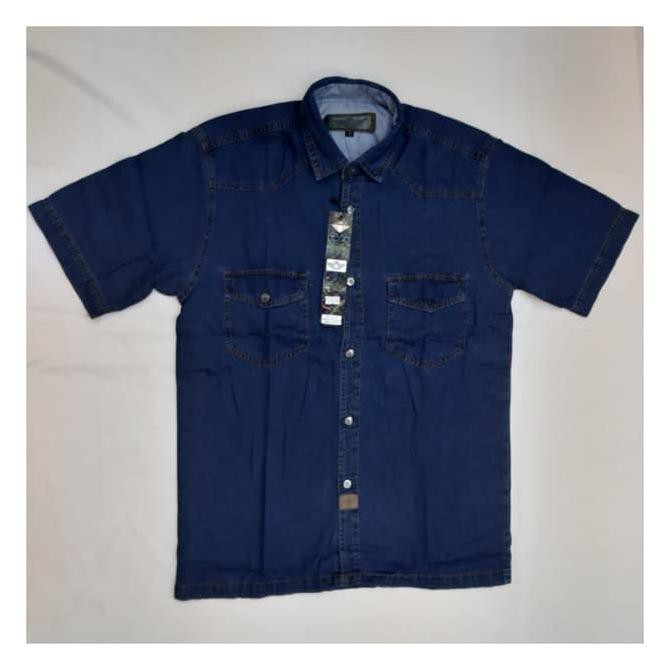 kemeja jeans levis lengan pendek | pria | big size
