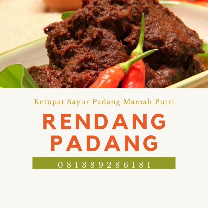 

Rendang Padang 1/2kg - 1kg