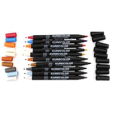 Jual Zig Kuretake Kurecolor Fine & Brush For Manga Cnkc-2200 Indonesia|Shopee Indonesia