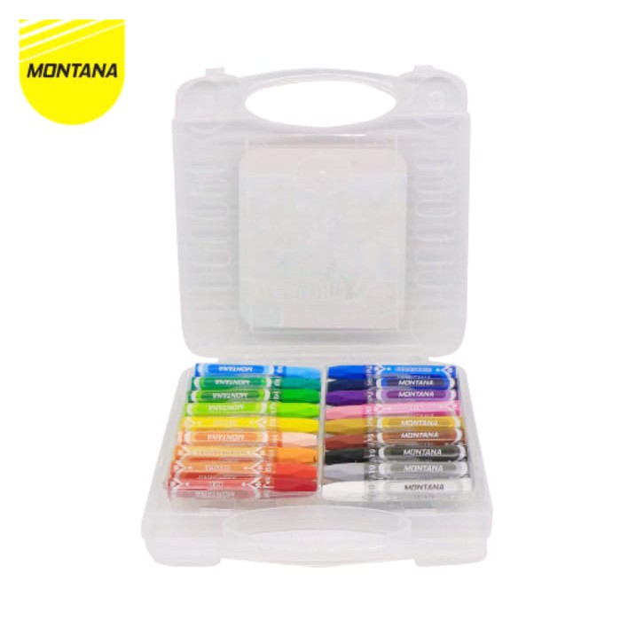 

Krayon Oil Pastel / Krayon Minyak MONTANA TOP18B / 18 Warna / Colors