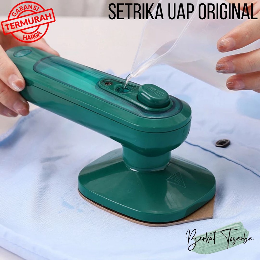 SKIKI91 - ORIGINAL Setrika Uap Portable Travel Sederhana 360 Derajat Mudah Dan Simple / Setrika Mini Portable