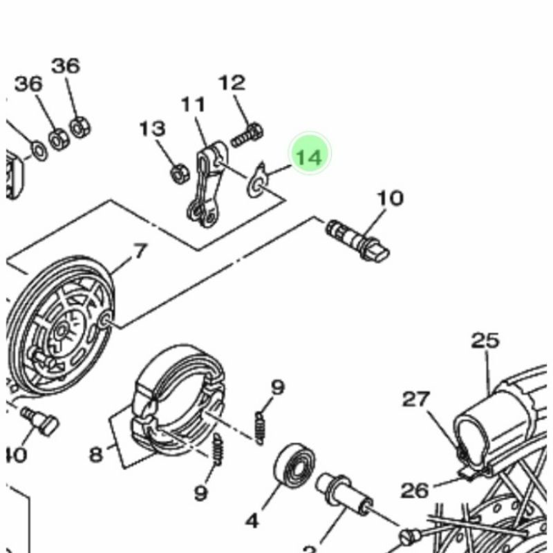 PLAT INDIKATOR AS PAHA REM BELAKANG F1ZR ORI YGP FIZR FIZ F1Z R FORCE ONE 1 VEGA ALFA CRYPTON