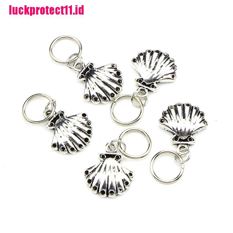 (LUCK) 50pcs / Set Klip Rambut Gimbal DIY Bentuk Bintang Laut