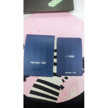 Photocard BTS hyundai Suga