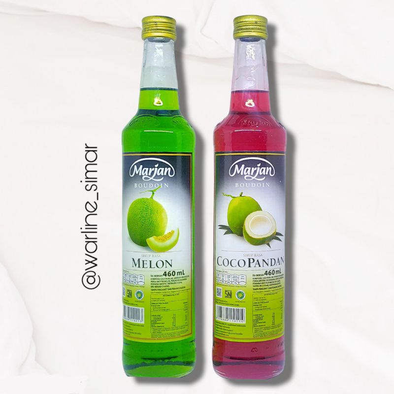 

Sirup Marjan Boudoin Coco Pandan 460ml / Sirup Marjan Boudoin Melon 460ml