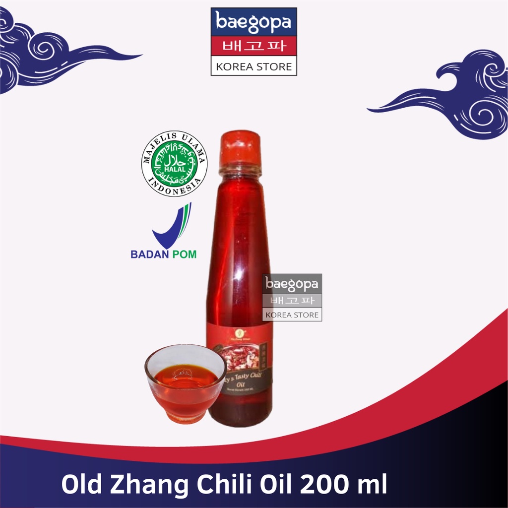 

OLD ZHANG VILLAGE Minyak Cabai Spicy & Tasty Chili Oil 200 ml Halal | Kecap Cabai